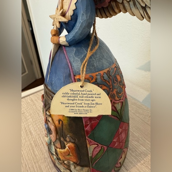 Jim Shore 2005 Heartwood Creek "A Star Shall Guide Us" Angel Nativity Figurine - Picture 5 of 11